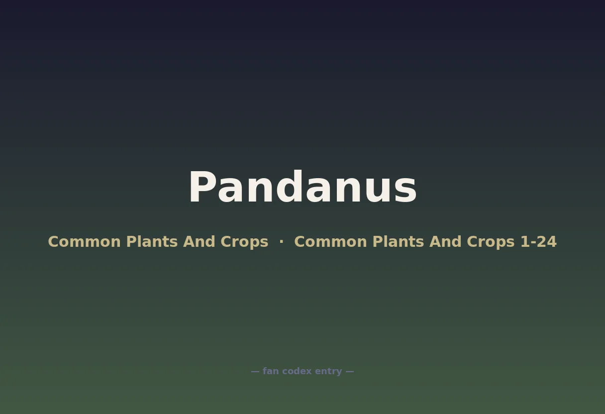 Pandanus