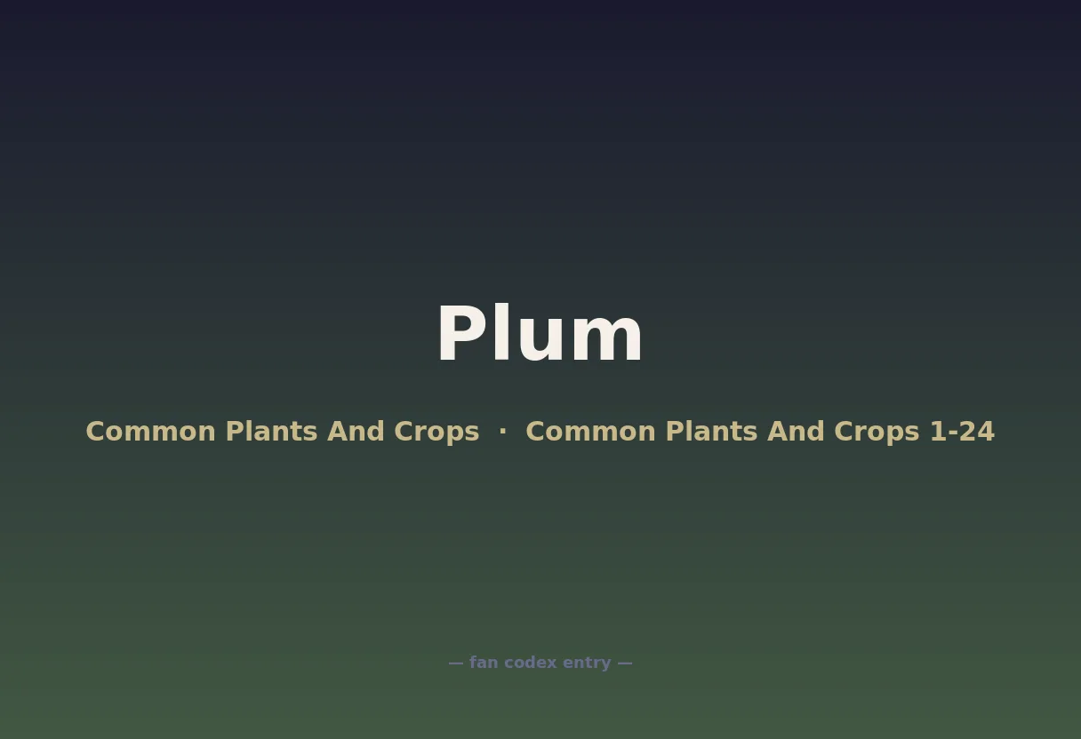 Plum
