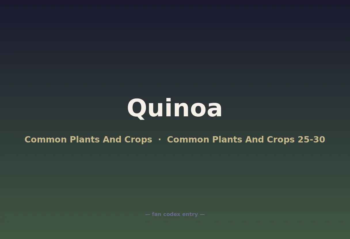 Quinoa