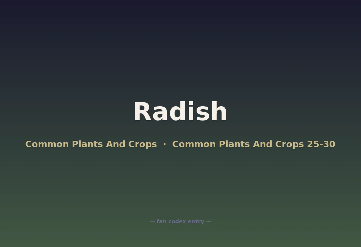 Radish